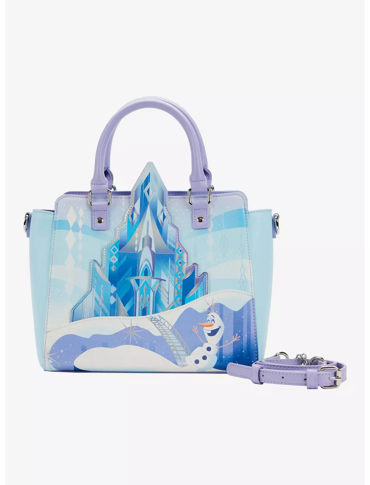 Loungefly Disney Frozen Ice Castle Satchel Bag | Hot Topic | Hot Topic