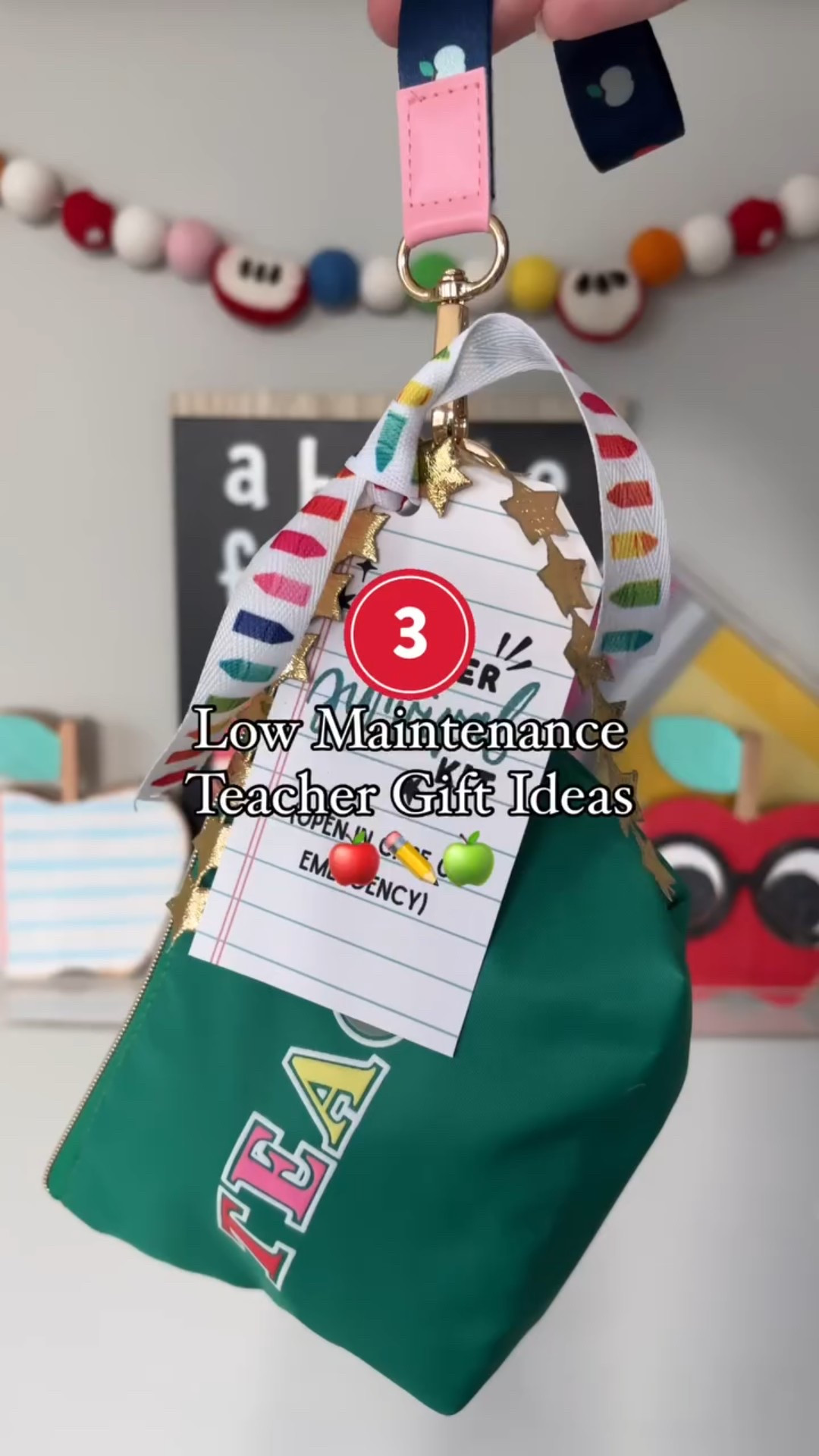 🍎 3 Low Maintenance Teacher Gift Ideas! 🍎

✨Comment “TEACHER” for links!