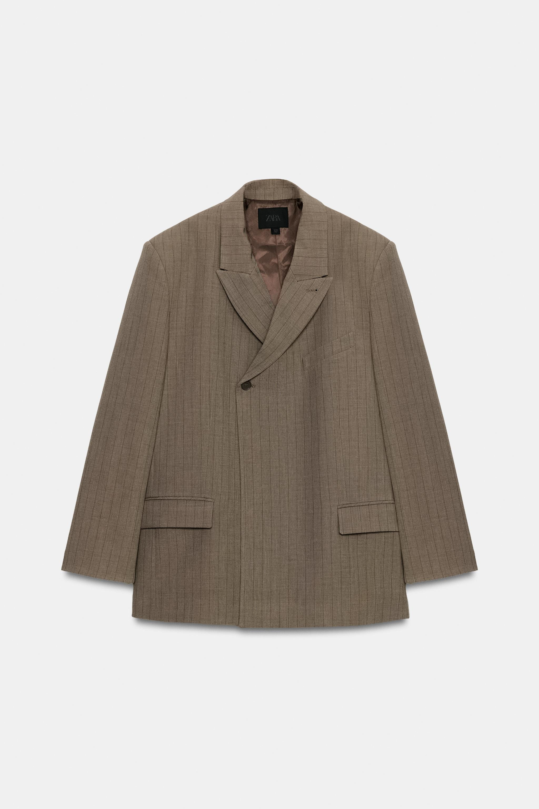 OVERSIZED PINSTRIPE BLAZER | Zara US