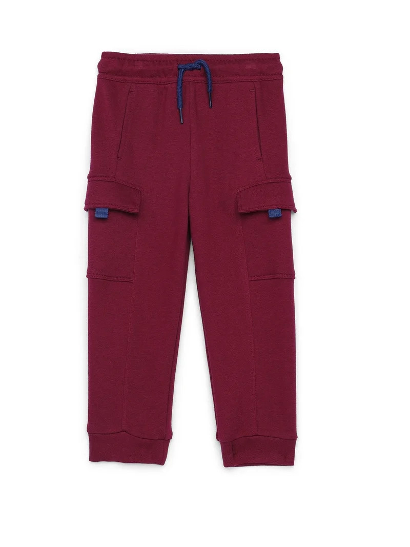 Wonder Nation Toddler Boys French Terry Cargo Joggers, Sizes 12M-5T | Walmart (US)