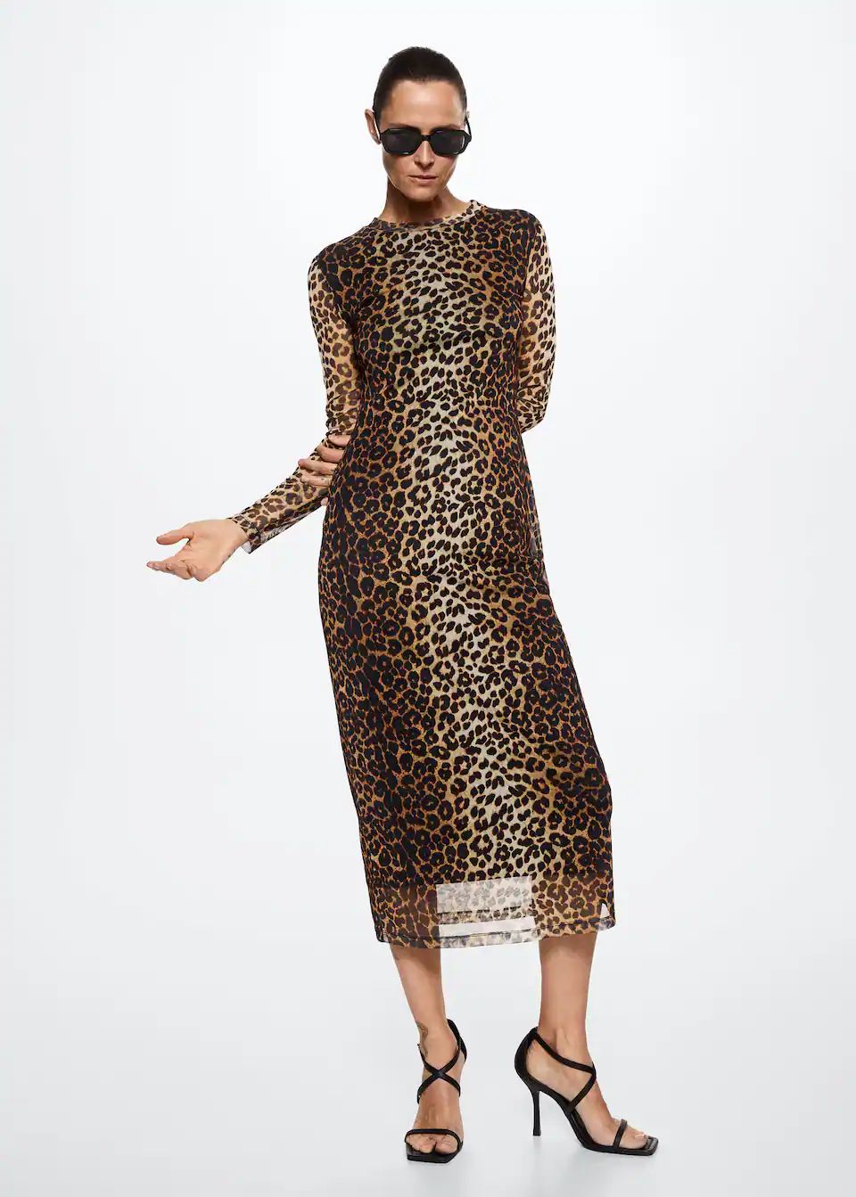 Animal print dress | MANGO (UK)