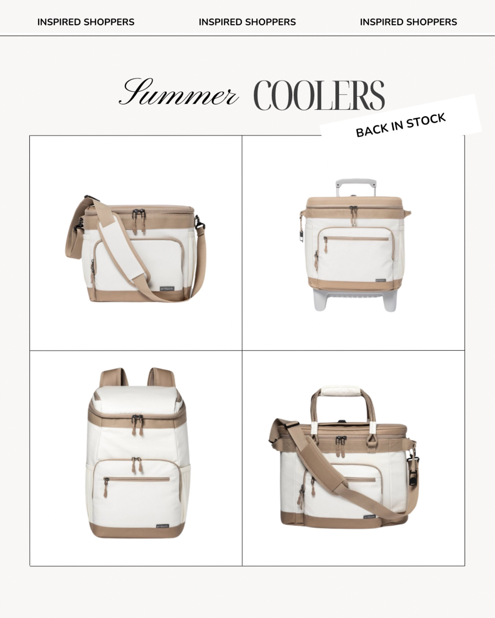 Back in stock! Get summer ready with the best coolers! ☀️ I love mine! 

Summer cooler. Summer time finds. Summer coolers. Summer must have. Summer must haves.

#LTKSeasonal #LTKfindsunder50 #LTKstyletip