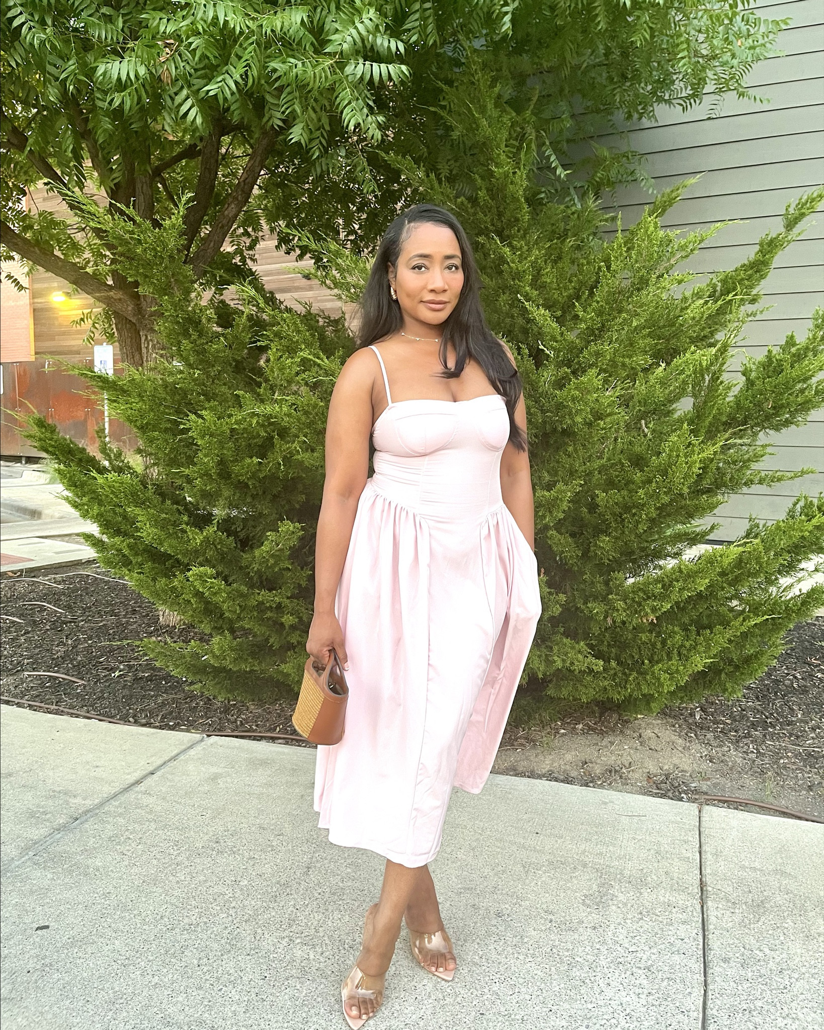 After a long day, I enjoyed a family dinner, keeping it classy yet cool in the scorching Texas heat.

#corsetdress #weddingguest #FamilyDinner #TexasHeat #StayCool #ClassyLook #SummerStyle #HotWeatherFashion #FamilyTime #EveningOut #HeatWaveStyle #FashionInTheHeat #SummerDress #SummerFashion #SunnyStyle #BreezyOutfit #LightAndAiry #SummerWardrobe #FlowyDress #SummerChic #WarmWeatherWear #CasualElegance #traveloutfit #mididresd

#LTKMidsize #LTKOver40 #LTKFindsUnder50