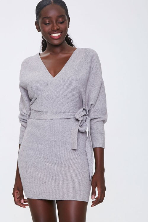 Ribbed Wrap Mini Dress | Forever 21 | Forever 21 (US)