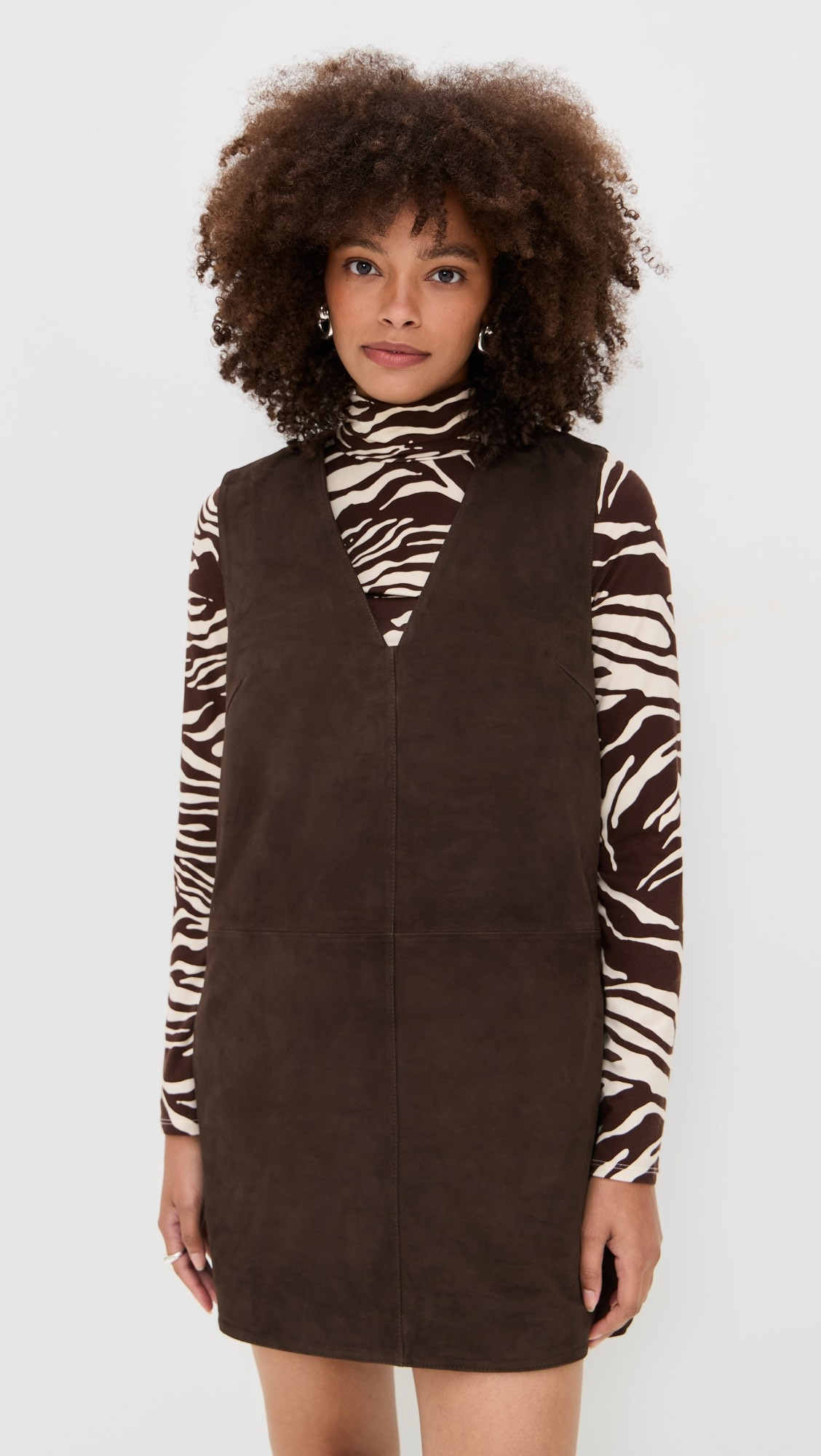 Fountain Suede Mini Dress | Shopbop