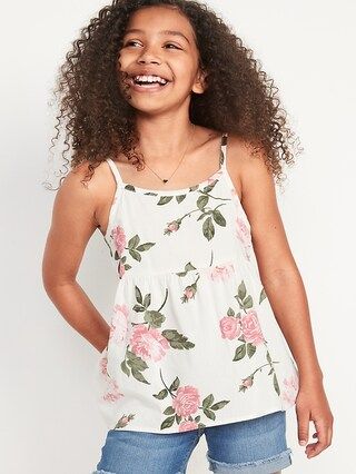 Printed Tie-Back Cami Top for Girls | Old Navy (US)
