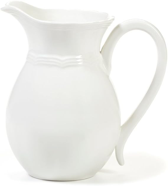 Mikasa French Countryside Pitcher, 47-Ounce, Ivory - 5093641 | Amazon (US)