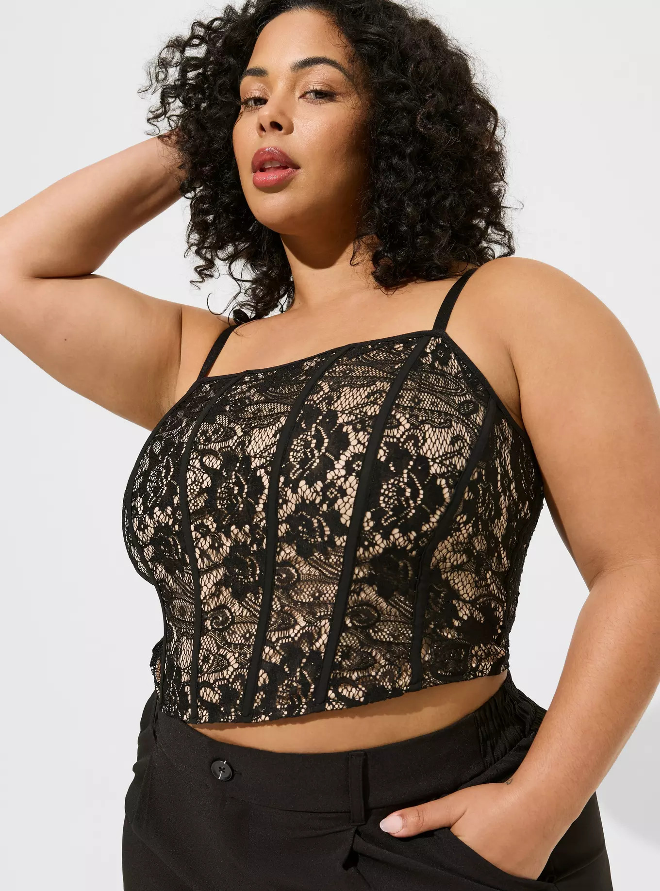 Lace Corset Crop Top | Torrid (US & Canada)