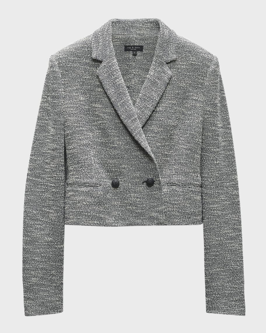 Rag & Bone Josie Cropped Italian Tweed Blazer | Neiman Marcus