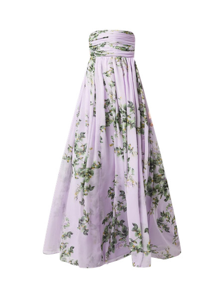 Strapless Chiffon Maxi Dress | White House Black Market