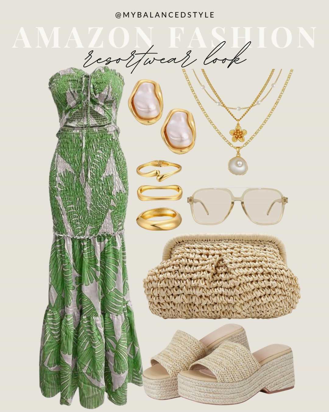 Amazon Resortwear look

vacation resort outfit ideas
flowy tropical maxi dresses
linen beach cover up
matching resortwear sets
woven sandals and handbags
coastal grandmother style
poolside dinner outfit inspo
lightweight summer separates
beach vacation accessories

#LTKootd #LTKSeasonal #LTKSaleAlert