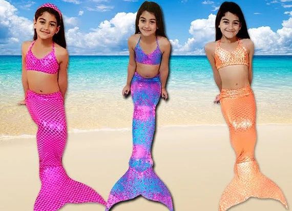 Walkable/Swimmable Mermaid Tail with Invisible Zipper Bottom !Monofin Included in this Listing/Ad... | Etsy (US)