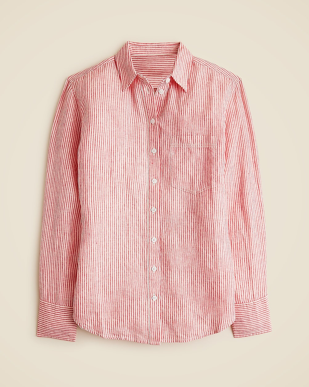 Garçon classic shirt in striped linen | J. Crew US