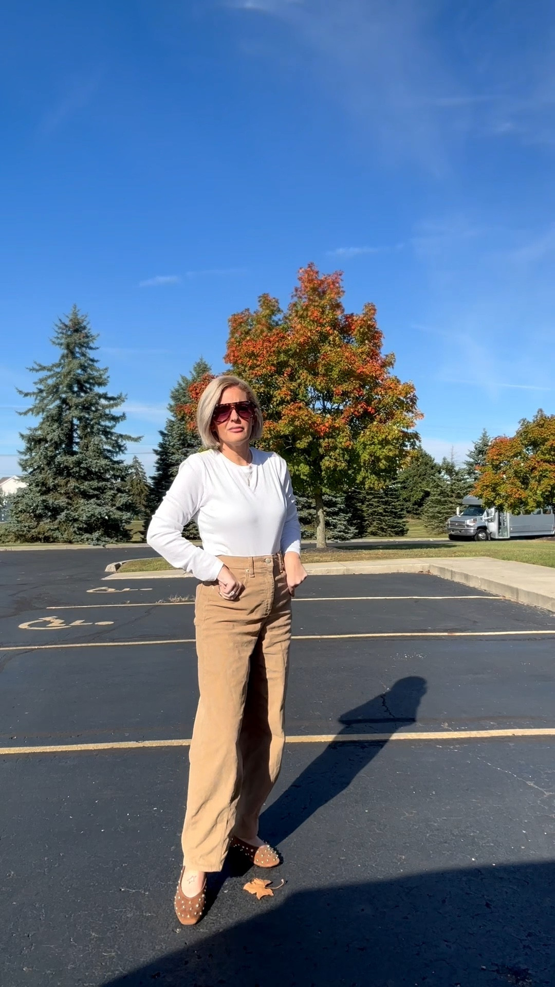 These barrel leg cords are chefs kiss. Also really into these long sleeve ribbed tops too👌🏼 

#LTKPetite #LTKFindsUnder50 #LTKShoeCrush