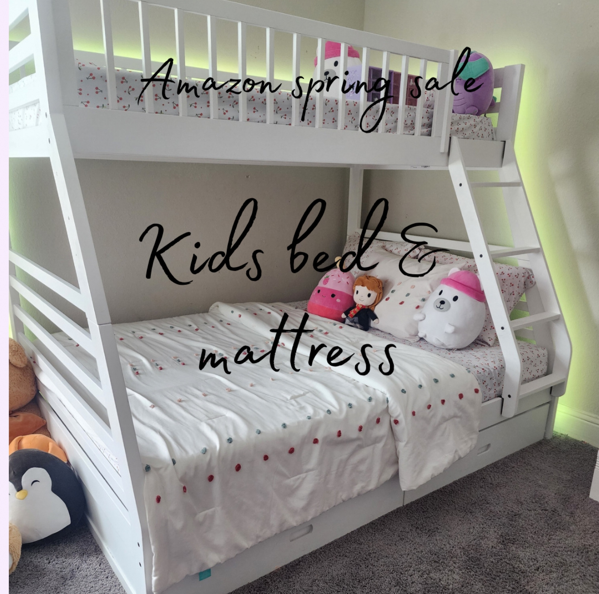 Girls bed room bunk bed and mattress are on sale right now. 
Kids bedroom / girls bed room/ kids room mattresss


#LTKhome #LTKsalealert