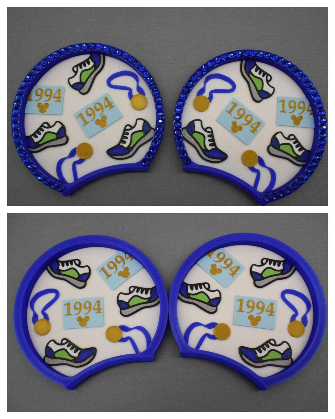 Run Ears Rhinestone3d Printed Interchangeable ears Only - Etsy | Etsy (US)