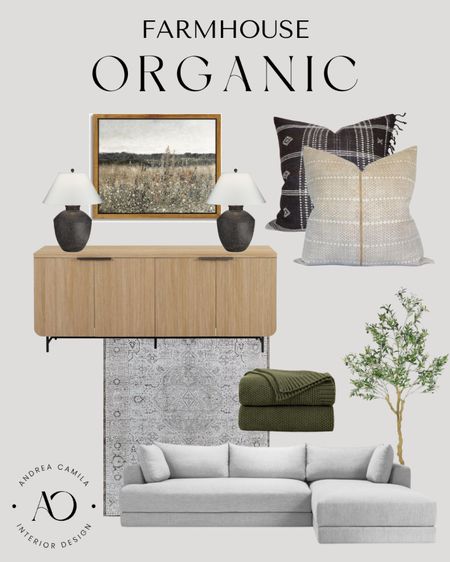 Amazon home decor. Living room. Foyer. Fluted wood console table. Coastal oak table. Beige pillow cover. Modern pillow cover. Decorative blanket oversized cable knit throw blanket. Best sectional chaise sofa couch. Best white sofa for kids and pets. Faux fake olive tree. Grey black beige rug. Vintage floral canvas art  

#LTKfindsunder50 #LTKsalealert #LTKhome