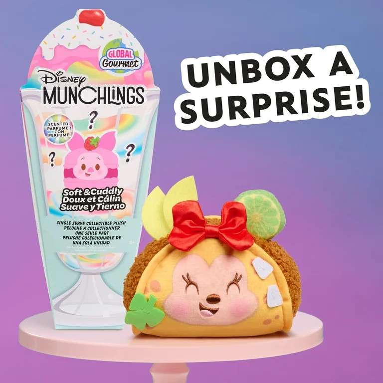 Disney Munchlings Single Serve Scented Collectible Plush Assortment, 4.5 Inch Plush, Kids Ages 0 ... | Walmart (US)