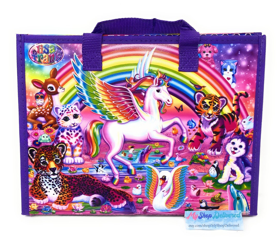 Lisa Frank Coloring & Activity Set With Fold Out Storage Case. Stickers! Activity Pages! Puzzles!... | Etsy (US)