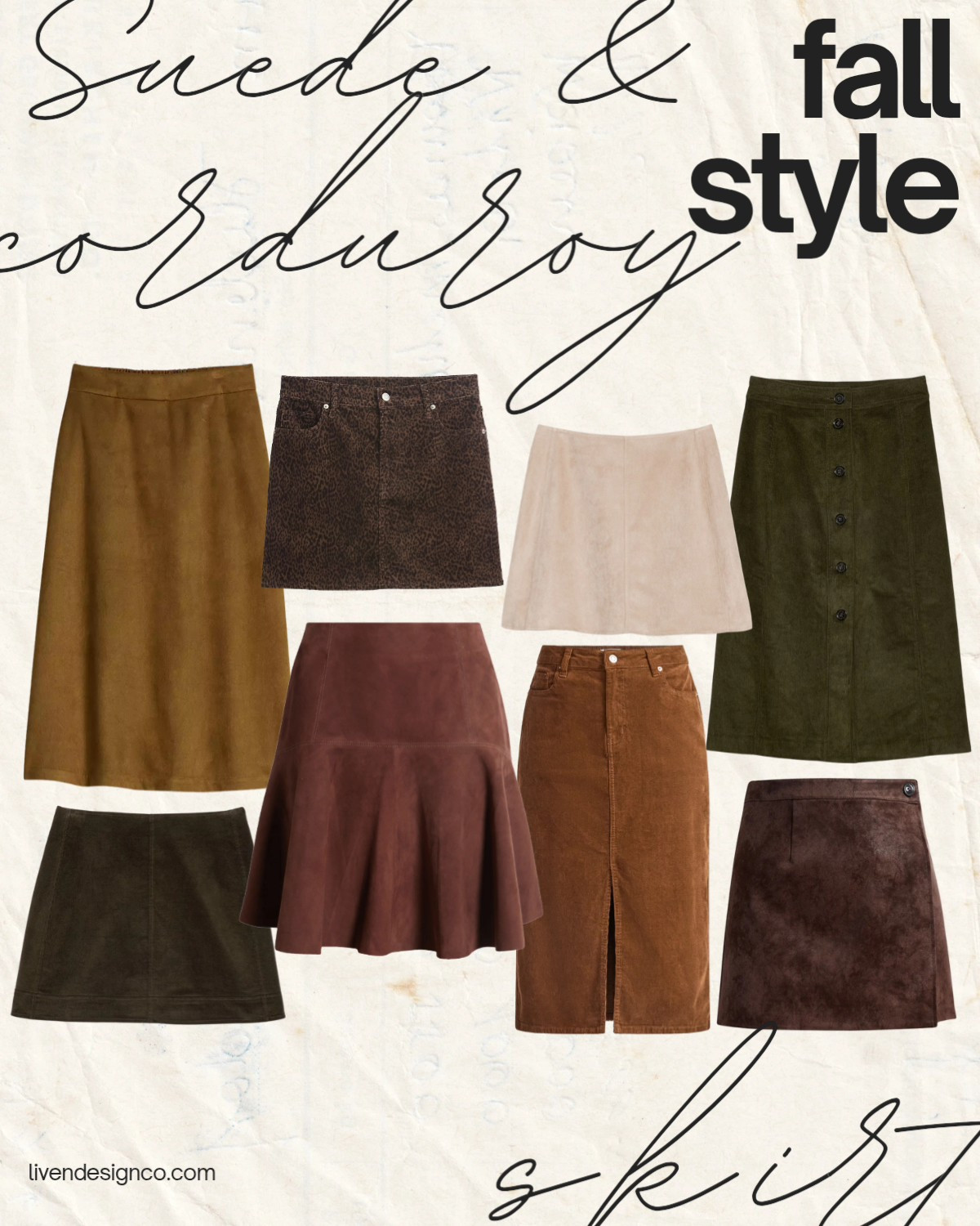 Suede skirt. Corduroy skirt. Midi skirt. Fall style inspiration. Style inspo. Suede pencil skirt. Suede midi skirt. Corduroy midi skirt. Corduroy mini skirt

#LTKSeasonal #LTKStyleTip #LTKSaleAlert