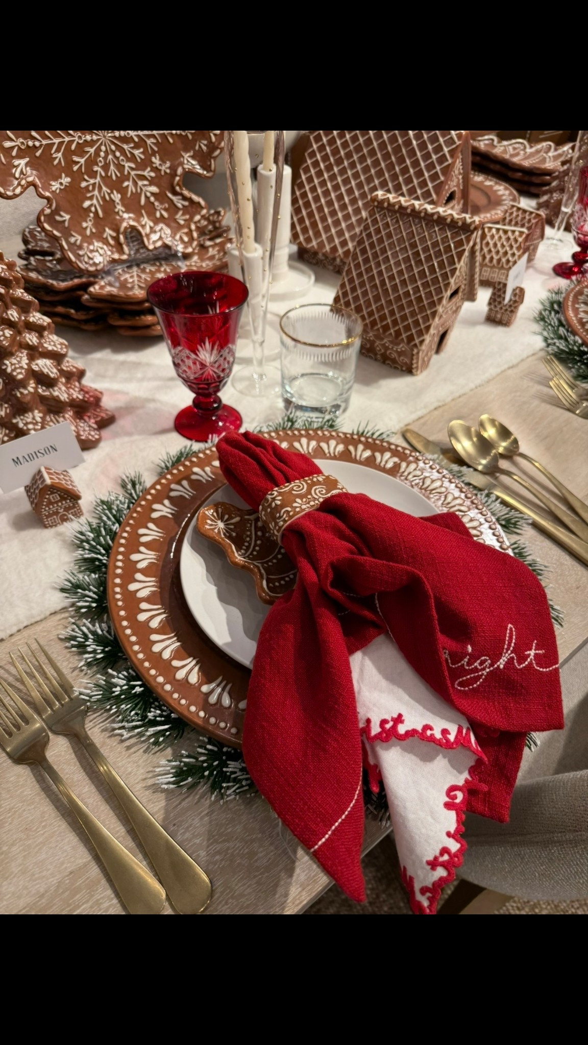 Christmas table! 

#LTKSeasonal #LTKHoliday #LTKHome