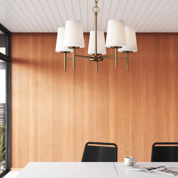 Victor 5 - Light Shaded Classic / Traditional Chandelier | Wayfair North America