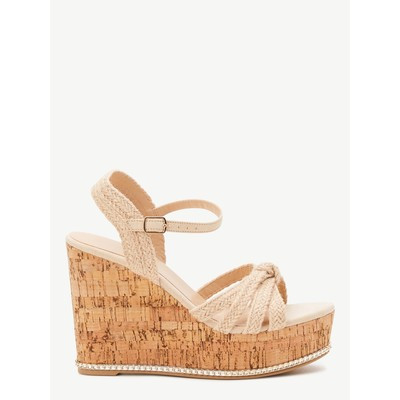 Time and Tru Womens Espadrille Wedge Sandals Natural Size 8 | eBay | eBay US