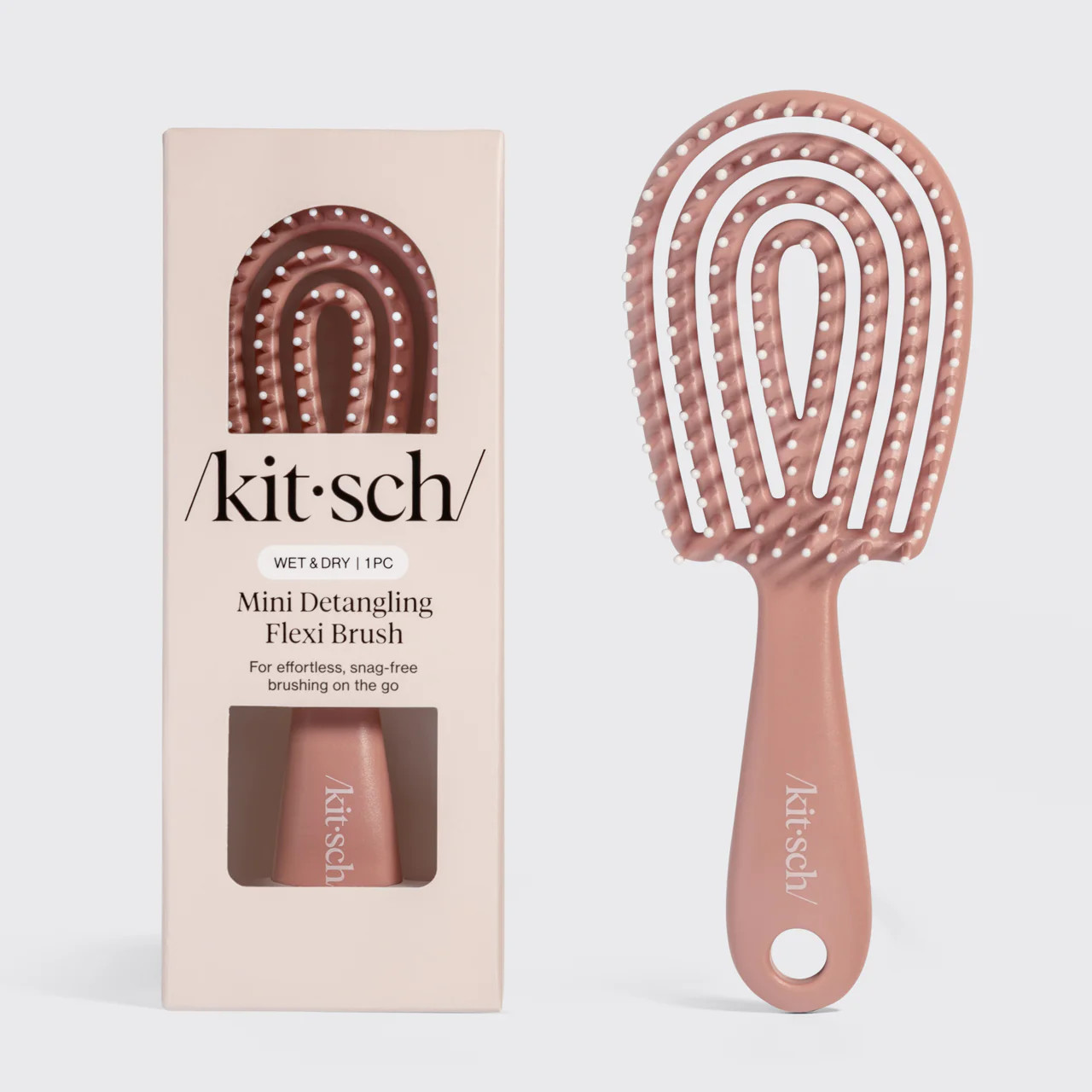 Terracotta Detangling Flexi Brush - Mini | Kitsch