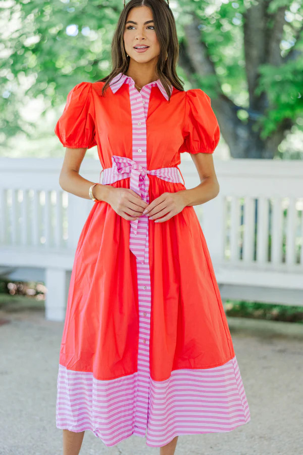 Sweet Caroline Red Dress | The Mint Julep Boutique