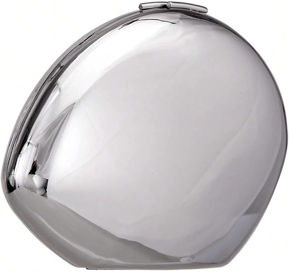 YYW Women Evening Handbag Metal Design Small Silver Clucth Purse Acrylic Shoulder Bag for Party P... | Amazon (US)