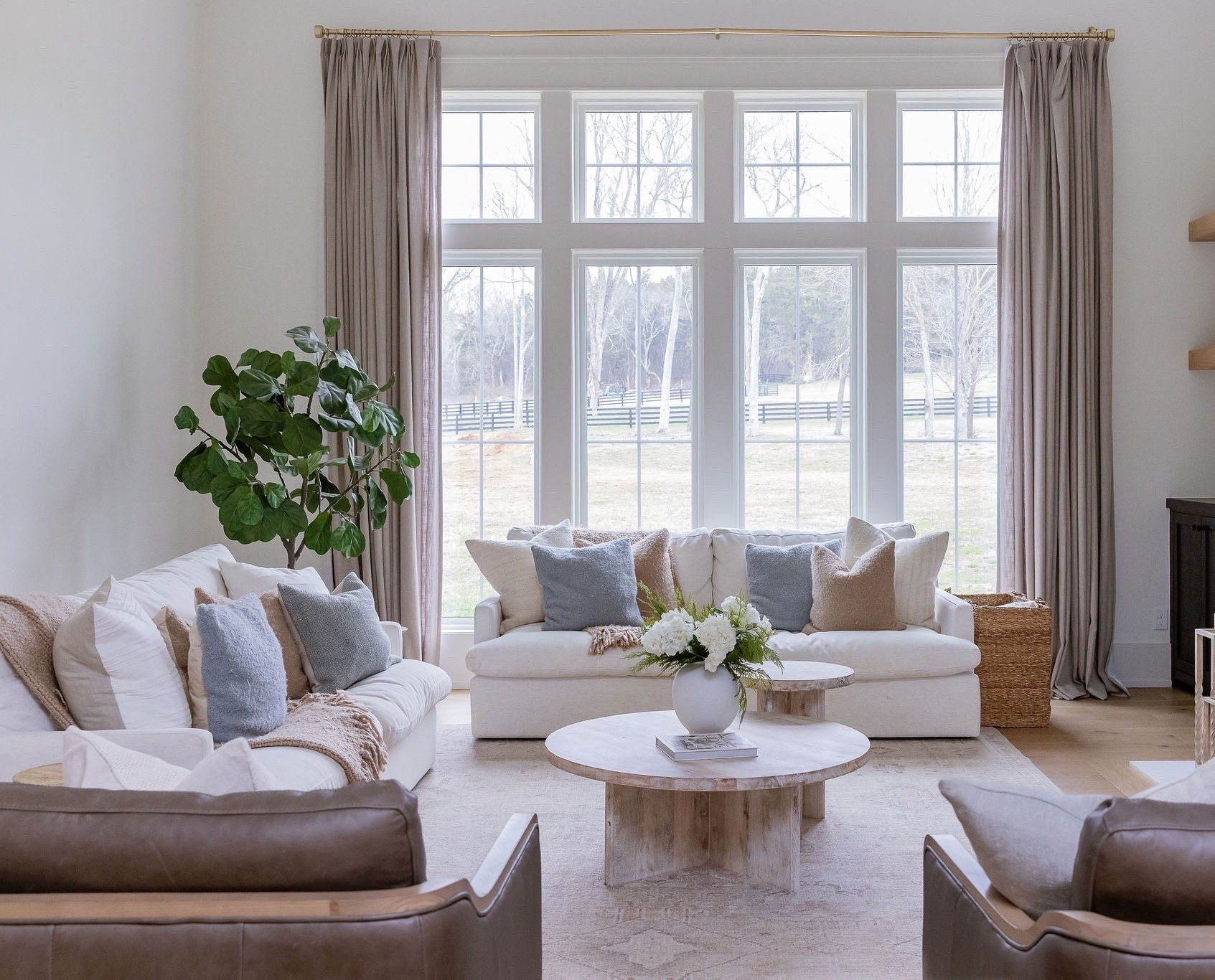 I never spend money on draperies, and these curtains from Amazon look high-end mixed with my favorite Pottery Barn pillows.

#LTKHome #LTKOver40