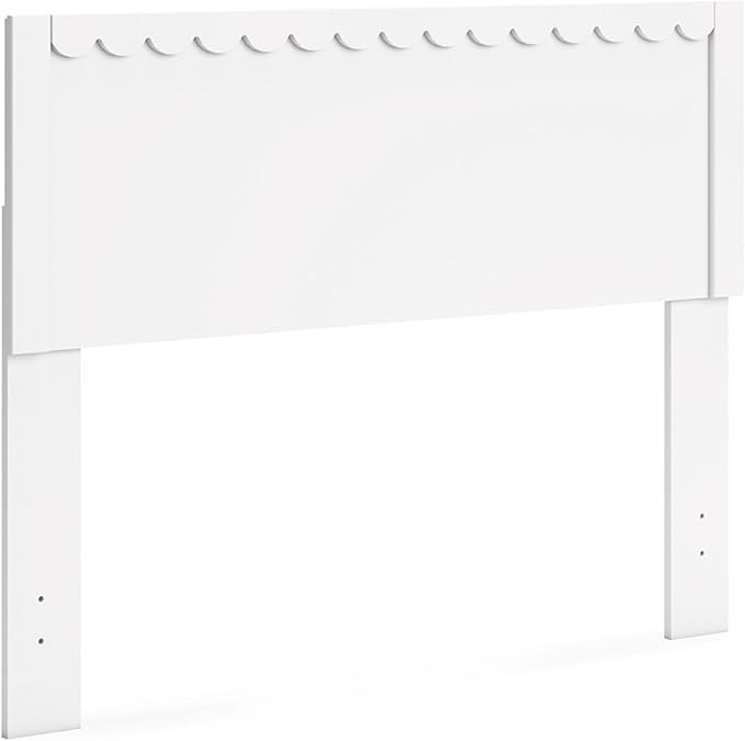 Signature Design by Ashley Hallityn Coastal Panel Headboard, Full, White | Amazon (US)