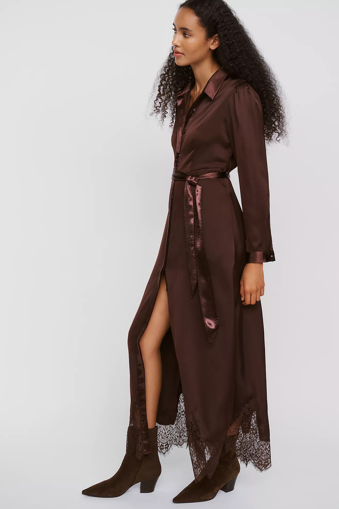 Bl-nk Jaeda Shirt Maxi Dress | Anthropologie (US)