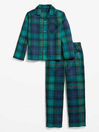 Gender-Neutral Matching Flannel Pajama Set for Kids | Old Navy (US)