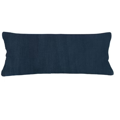 So Soft Linen Navy Blue Body Pillow Down Alternative | Target