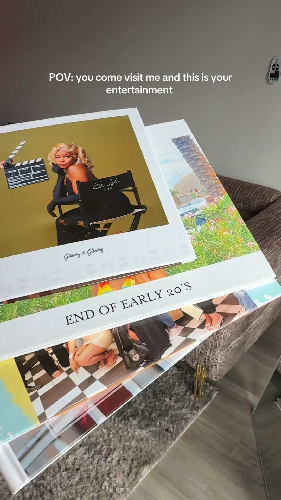 My kind of entertainment ☺️

I love having these out when people come over — it’s such a cute way to relive memories and actually go through photos instead of leaving them on your phone ✨

I made most of mine with Shutterfly linked below!

#ltkhome #ltkfinds #photobooks
#shutterfly #homeaesthetic #cozyhome
#memories #cozyvibes #homesetup
#everydayluxury #hostessvibes


#LTKHome