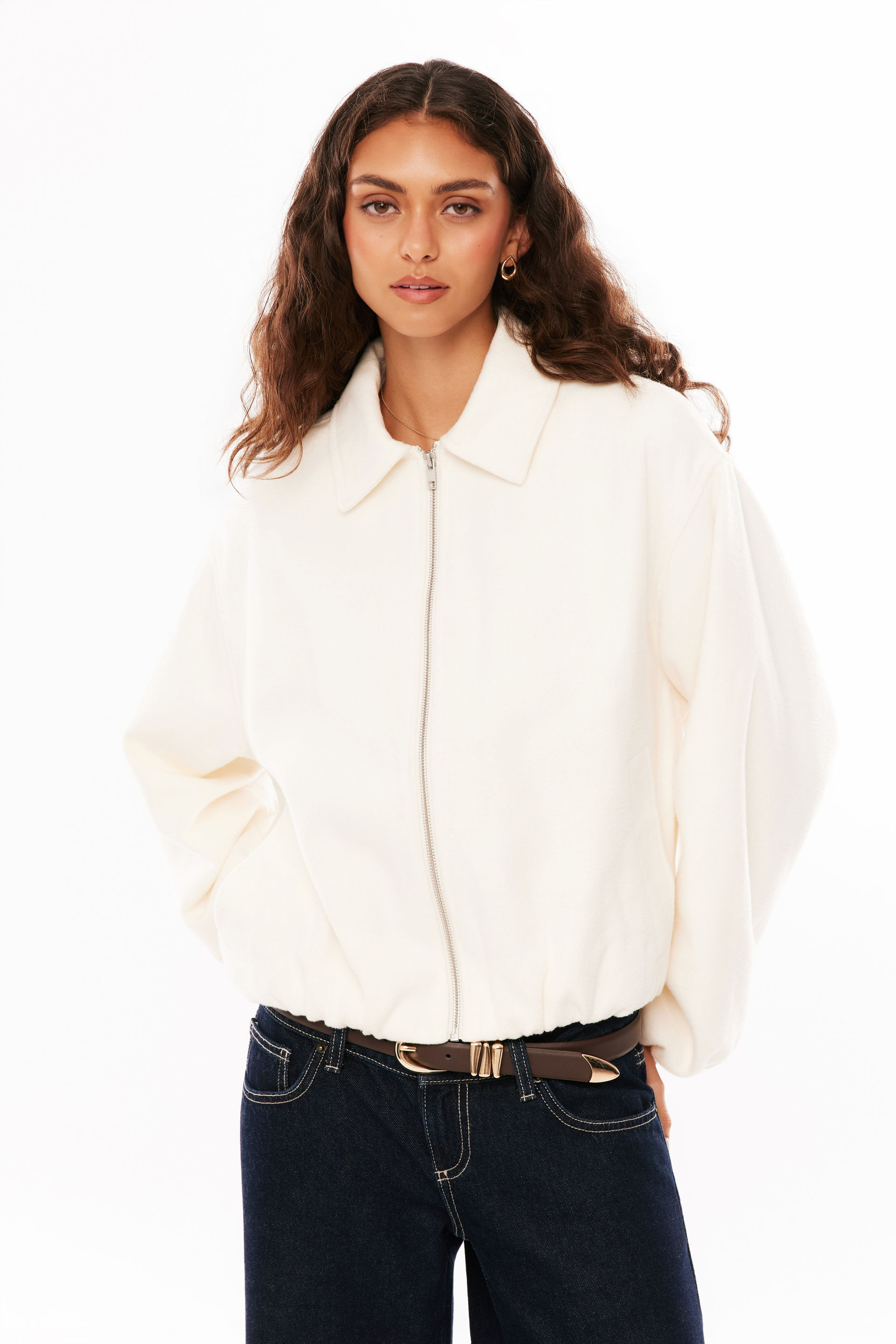 Supré - Felix Bomber Jacket - Cosey cream | Supre (AU & NZ)