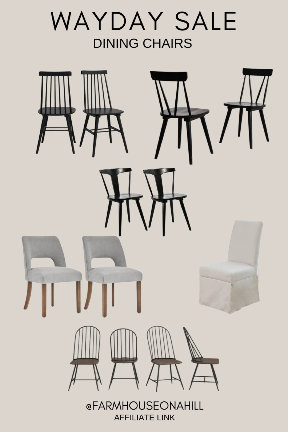 Dining room chairs WAYDAY sale 

#LTKhome #LTKU