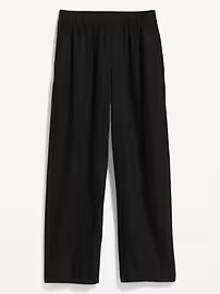 High-Waisted Linen-Blend Wide-Leg Pants for Women | Old Navy (US)