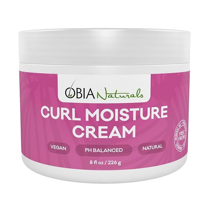OBIA Naturals Leave in Conditioner for Curly Hair Curl Moisture Cream, 8 oz. | Amazon (US)