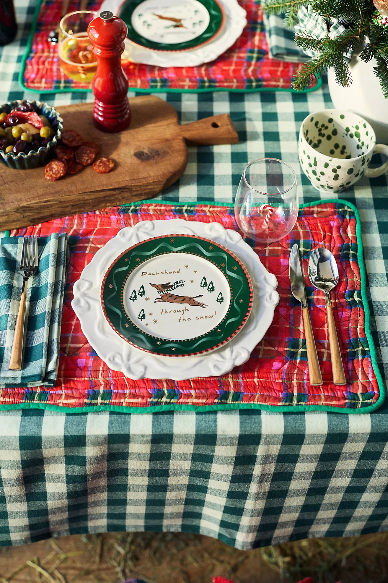 Musette Tartan Placemat | Anthropologie (US)