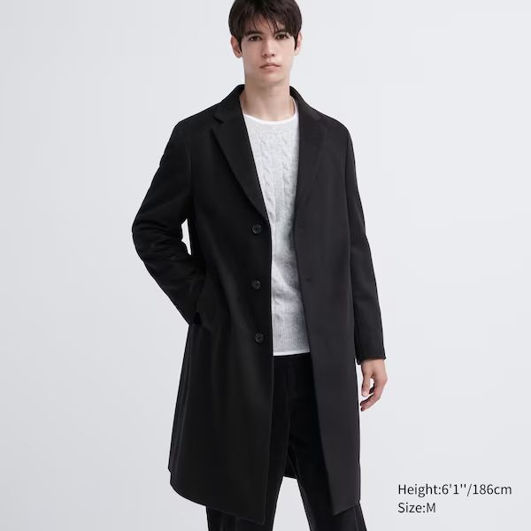 Wool Cashmere Chesterfield Coat | UNIQLO (US)