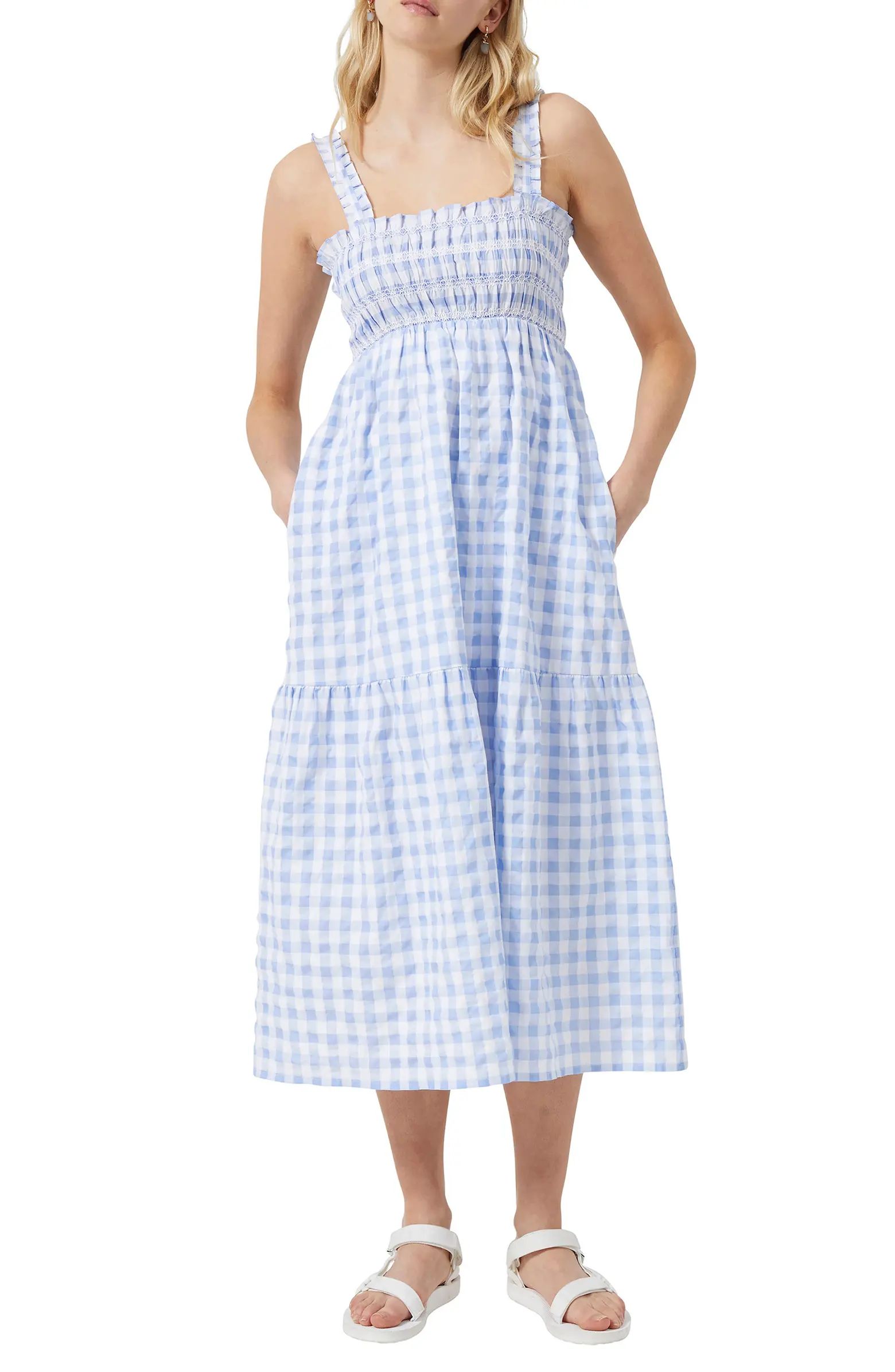 Ezeke Poplin Midi DressFRENCH CONNECTION | Nordstrom Rack