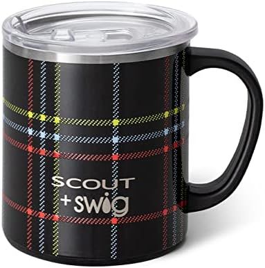 Swig Life + SCOUT Camper Mug, 12oz Travel Mug with Handle and Lid, Stainless Steel, Dishwasher Sa... | Amazon (US)