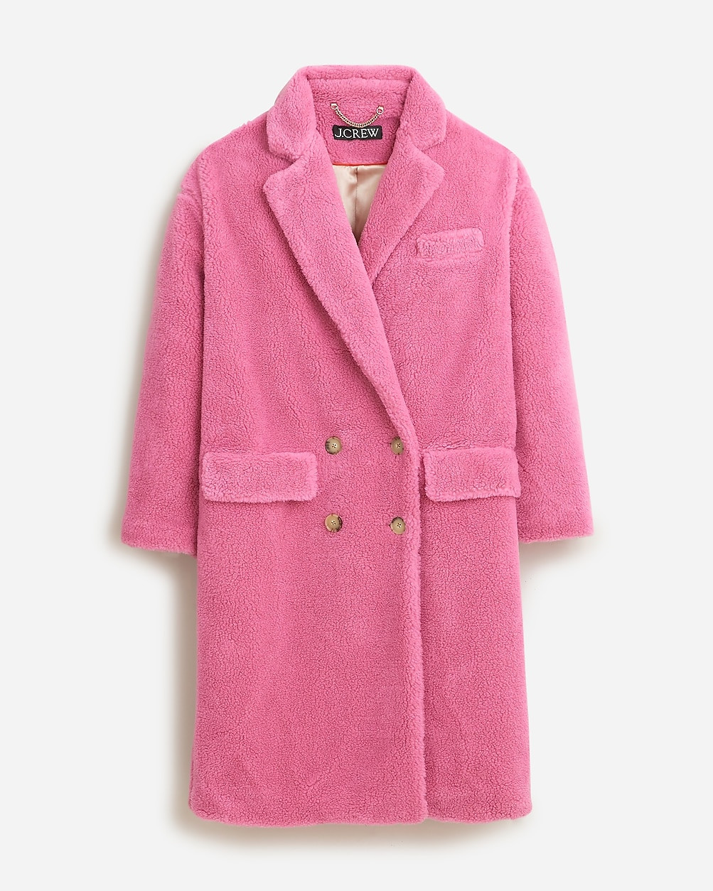 Relaxed topcoat in sherpa blend | J. Crew US