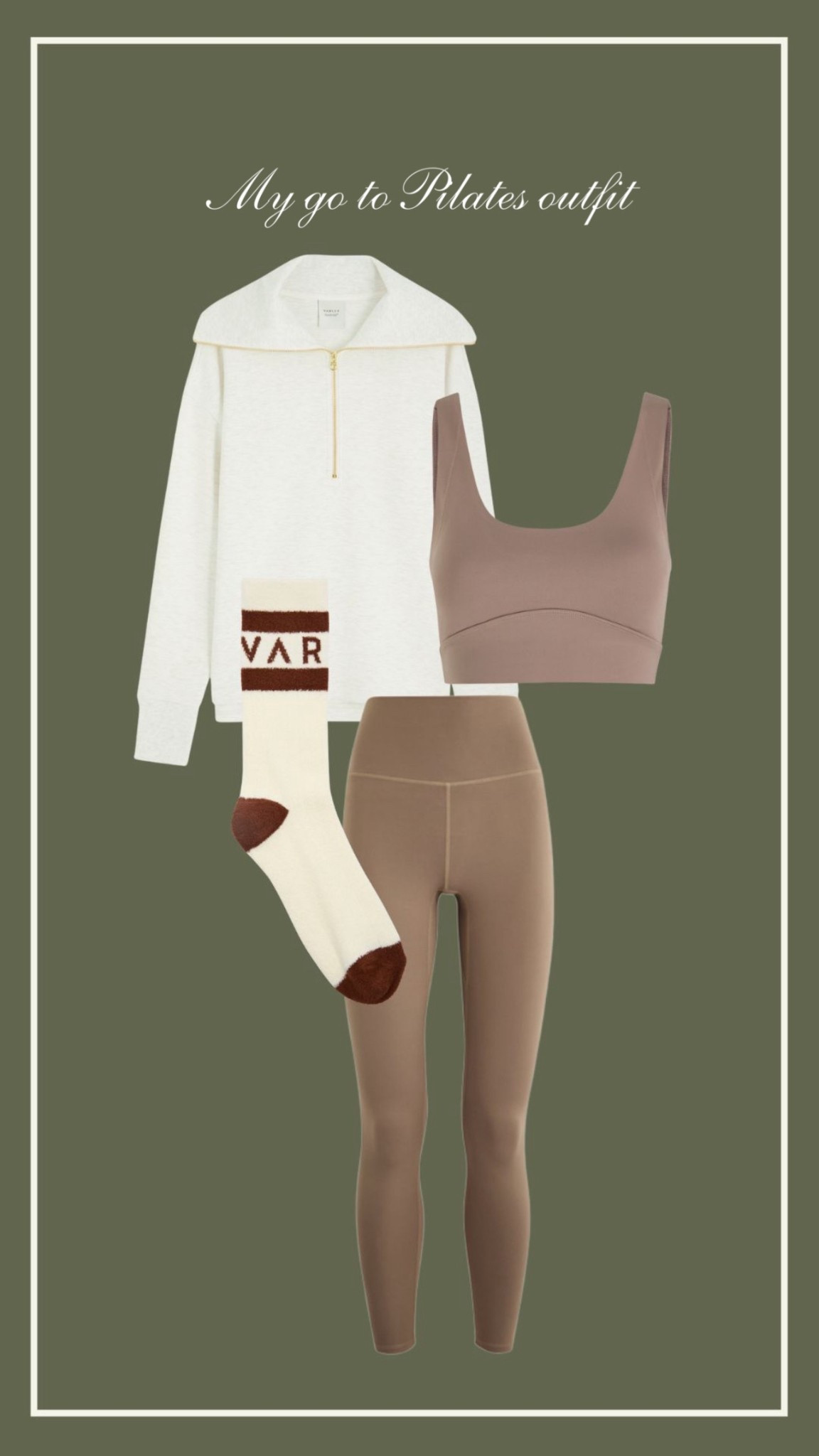 My go to Pilates outfit from Varley 🫶🏼 Autumn workout outfit, nude and brown tones. Cosy dressing for the season.

#LTKuk #LTKfitness #LTKautumn