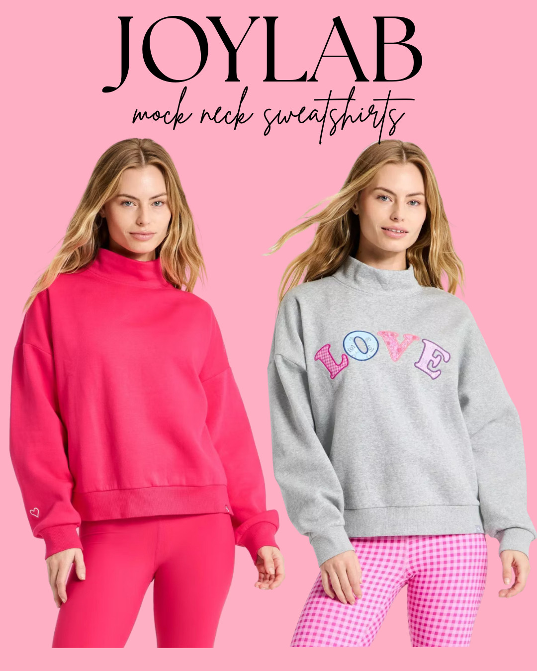 Valentine’s Day but make it comfy 💕 This JoyLab mock neck is soft, flattering, and perfect for everyday wear. 

 #LTKgrwm #LTKootd #LTKSaleAlert