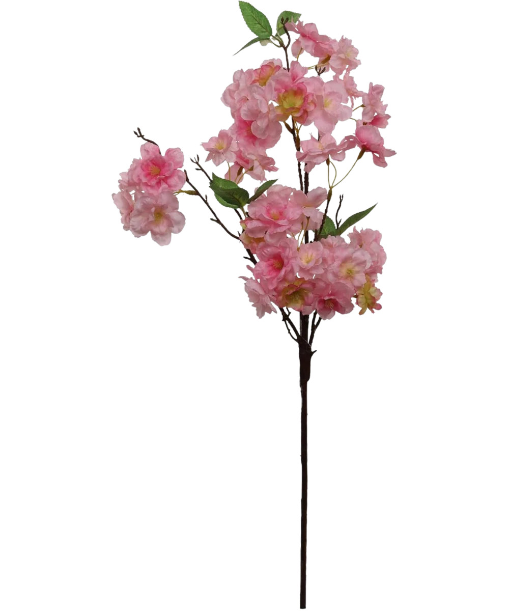 25" Artificial Cherry Blossom Spray Pink - Realistic Floral Stem For Home & Event Decor (Set of 3... | Wayfair North America