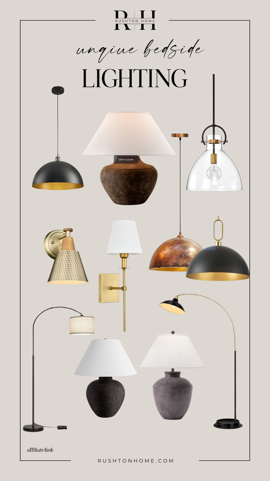 Love this unique lighting for a bedroom either on your bedside tables, or you can do sconces from the wall above the nightstand or the bed -- or hanging pendants, super original feeling!

Bedroom furniture, bedroom design, bedroom decor, master bedroom, dresser,  bedframe, chest of drawers, 6 drawer dresser, bedside tables, nightstand, bedroom lamp, lighting, bedroom inspiration 

 #LTKHome #LTKSaleAlert