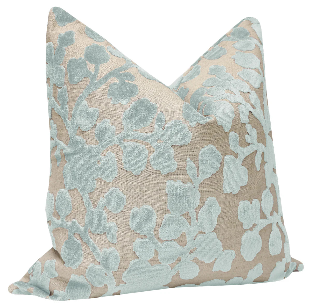 BLOSSOM CUT VELVET // SPA BLUE | LITTLE DESIGN COMPANY